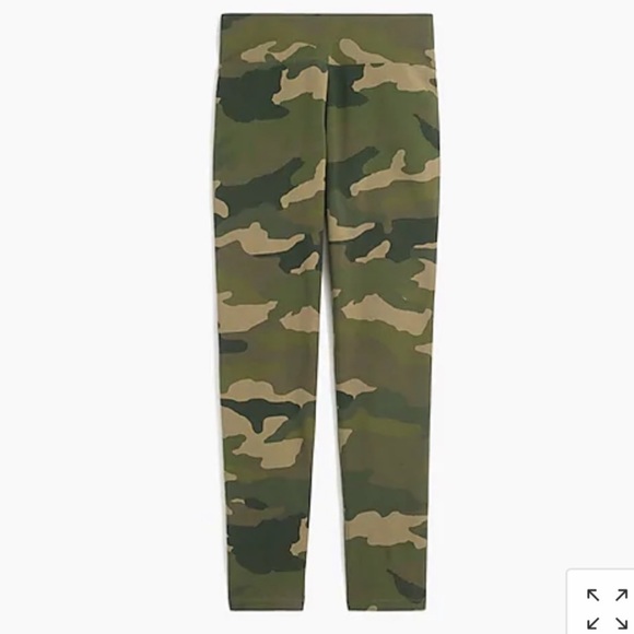 NWT J. Crew Printed full-length everyday leggings Camo - Picture 4 of 8